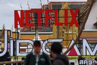 Giant Squid Game dolls in Bangkok as Netflix releases Squid Game Season 3 - Image via: Getty